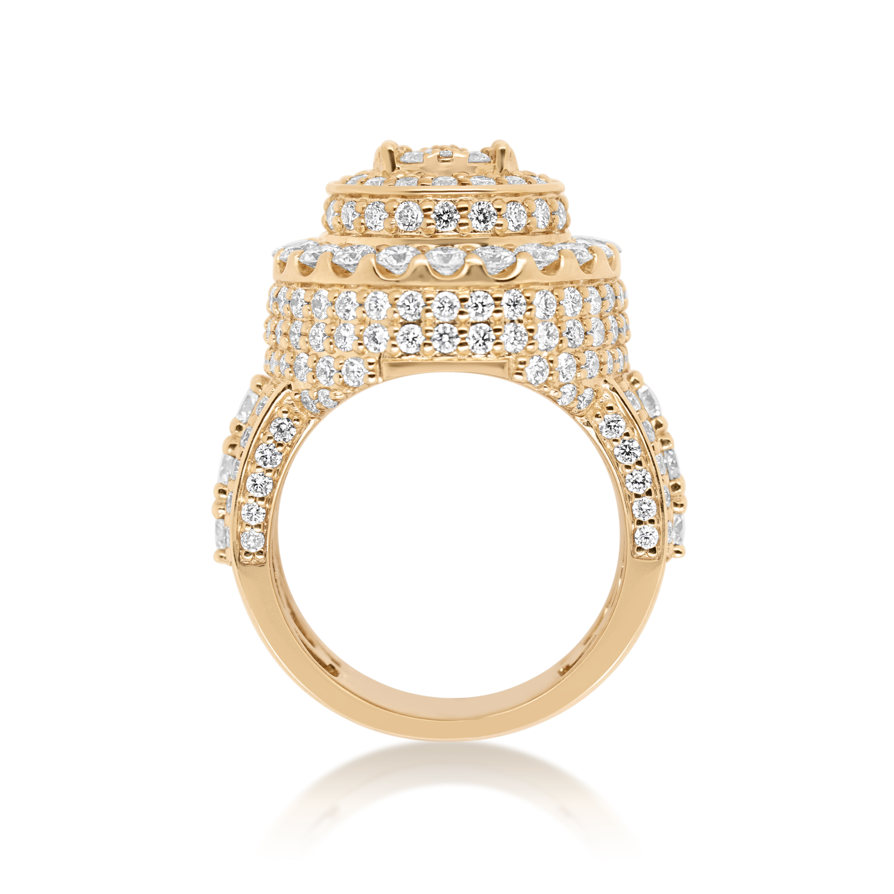 Diamond Ring 5.81 ct. 10K Yellow Gold